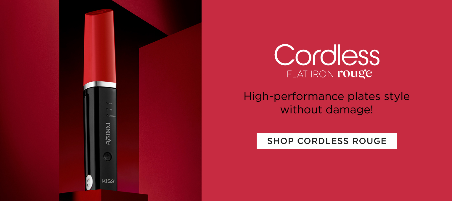 Cordless Flat Iron Rouge